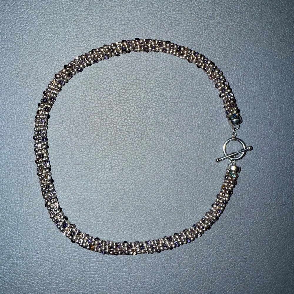 Meredith Frederick sterling silver and hematite necklace